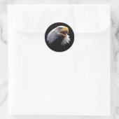 Adler Runder Aufkleber (Tasche)