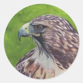 Adler Runder Aufkleber (Vorderseite)