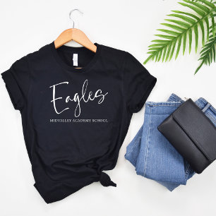 Adler Schrift Typography Personalisiert T-Shirt