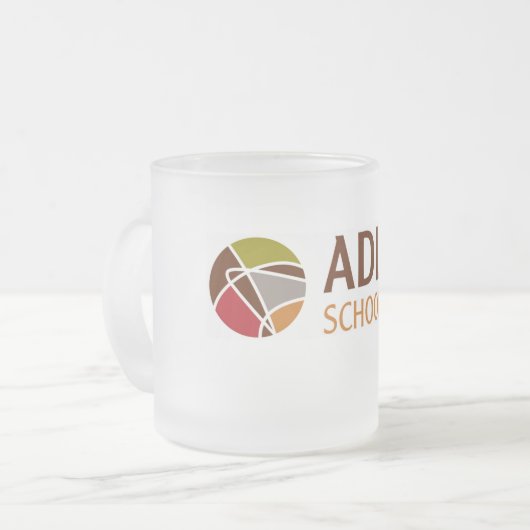 Adler Schulmattierte GlasTasse 1 Mattglastasse (Vorderseite Links)