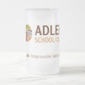 Adler Schulmattierte GlasTasse 2 Mattglas Bierglas (Mittel)