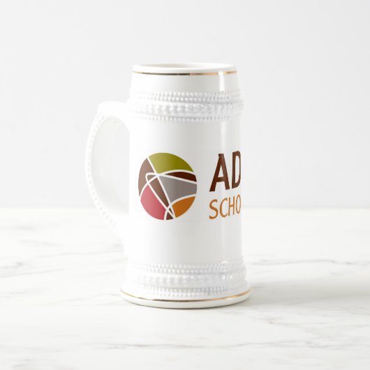 Adler SchulTasse 2 Bierglas (Vorderseite Links)
