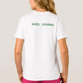 Adler schwebend T-Shirt (Rückseite)