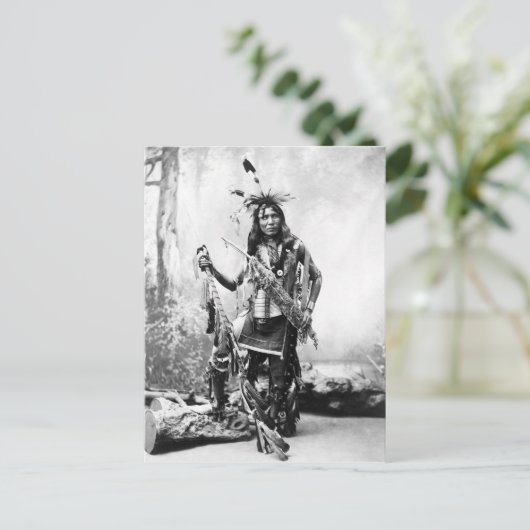 Adler-Shirt (Sioux) Postkarte (Stehend Vorderseite)