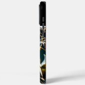 Adler Silhouette gegen Vollmond Case-Mate iPhone Hülle (Rückseite / Links)