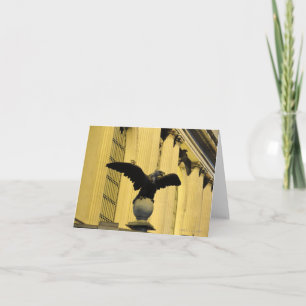 Adler-Skulptur Notizkarte Karte