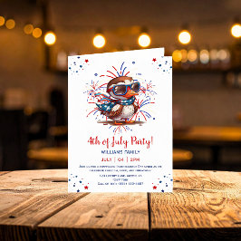 Adler Sommerparty Patriotisch USA 4. Juli  Einladung