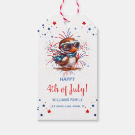Adler-Sommerparty Patriotisch USA 4. Juli  Geschenkanhänger