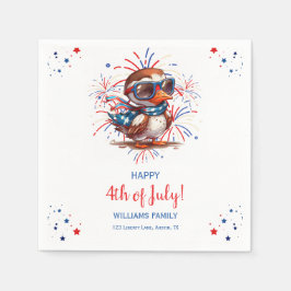 Adler Sommerparty Patriotisch USA 4. Juli  Serviette