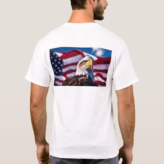 Adler Stark T-Shirt (Rückseite)