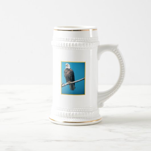 Adler Stein Bierglas (Rechts)