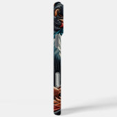Adler-Szene-Leder-Optik-Kunstwerk Case-Mate iPhone Hülle (Rückseite / Rechts)