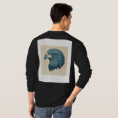 Adler T-Shirt (Schwarz voll)