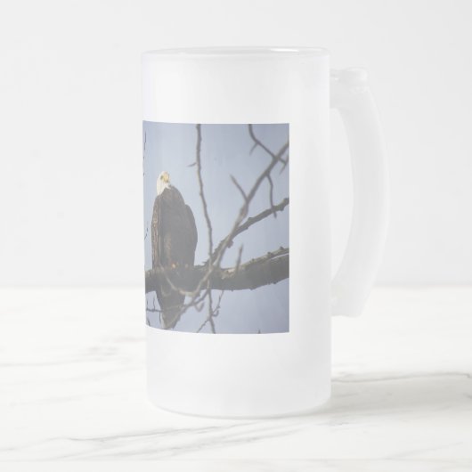 Adler-Tasse Mattglas Bierglas (VorderseiteRechts)
