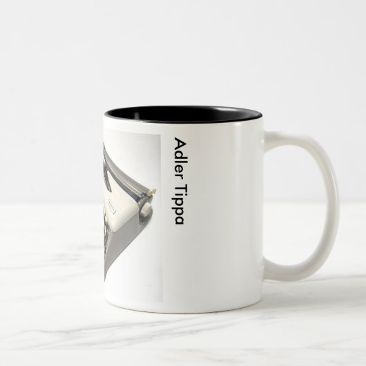Adler Tippa Portableschreibmaschine Zweifarbige Tasse (Rechts)