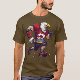 Adler-Touchdown Amerikanisch T-Shirt