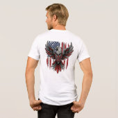Adler Tri-Blend Shirt (Rückseite voll)