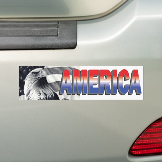Adler-u. Flaggen-Amerika-Autoaufkleber Autoaufkleber (Auf Auto)