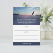 Adler über Berge Lebensgefeierung Aufmerksamkeit Begleitkarte (Stehend Vorderseite)