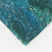 Adler über dem Sturm Fleecedecke (Ecke)