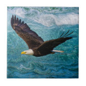 Adler über dem Sturm Fliese (Vorderseite)