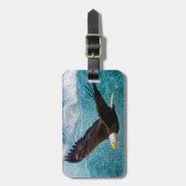 Adler über dem Sturm Gepäckanhänger (Vorderseite vertikal)