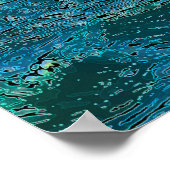 Adler über dem Sturm Poster (Ecke)