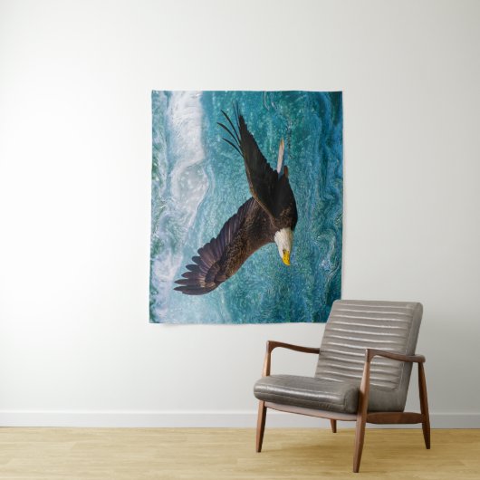 Adler über dem Sturm Wandteppich (Beispiel)