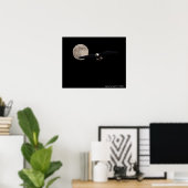 Adler über den Mond Poster (Heimbüro)