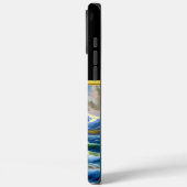 Adler über lebhaften Wellen bei Sonnenaufgang Case-Mate iPhone Hülle (Rückseite / Links)