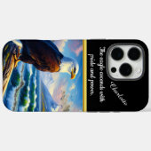 Adler über lebhaften Wellen bei Sonnenaufgang Case-Mate iPhone Hülle (Rückseite (Horizontal))