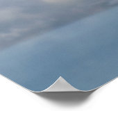 Adler über schneebedeckte Berge Poster (Ecke)