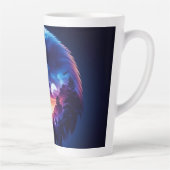 Adler überlagert mit mystischer Sonnenuntergangsla Milchtasse (Rechts)