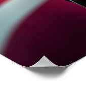 Adler und amerikanische Flagge Poster (Ecke)