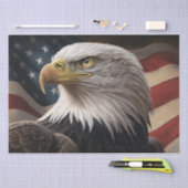 Adler und amerikanische Flagge Seidenpapier (Handwerk)