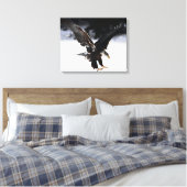 Adler und Eis Leinwanddruck (Insitu (Schlafzimmer))