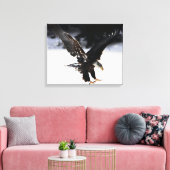Adler und Eis Leinwanddruck (Insitu (Wohnzimmer))