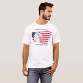 Adler und Fahne T-Shirt (Vorne ganz)