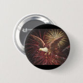 Adler und Feuerwerke Button (Vorne & Hinten)