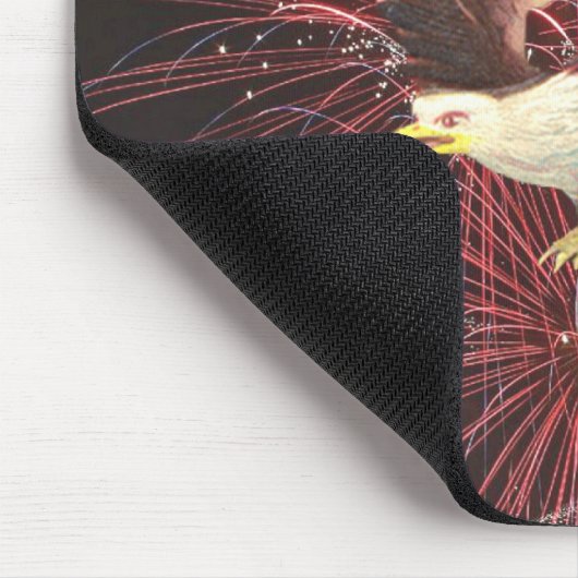 Adler und Feuerwerke Mousepad (Ecke)