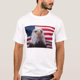 Adler und Flag T-Shirt