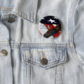 Adler und Flag USA Button (Beispiel)
