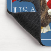 Adler und Flag USA Mousepad (Ecke)