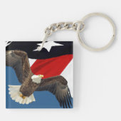 Adler und Flag USA Schlüsselanhänger (Rückseite)