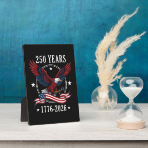 Adler und Flagge 250 Jahre 1776-2026 250. Fotoplatte