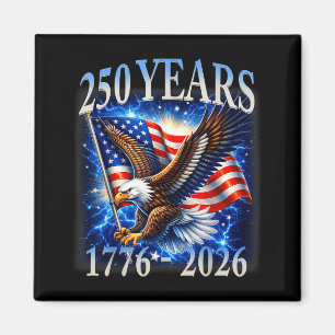 Adler und Flagge 250 Jahre 1776-2026 250. Geburtst Magnet