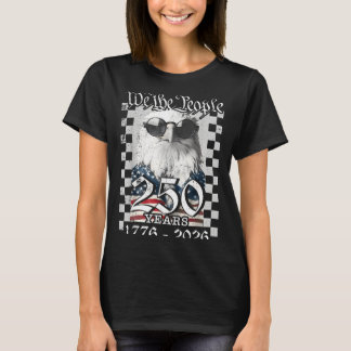 Adler und Flagge 250 Jahre 2026 250. Geburtstag 4. T-Shirt