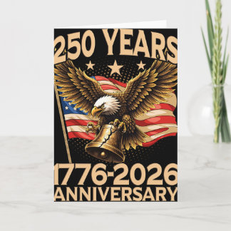 Adler und Flagge 250 Jahre Amerika 1776-2026 250 J Karte