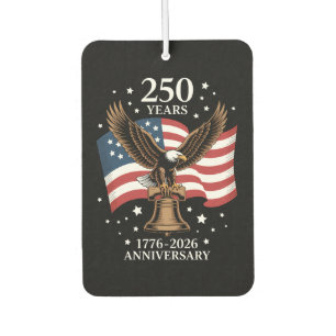 Adler und Flagge 250 Jahre Amerika 1776-2026 Autolufterfrischer