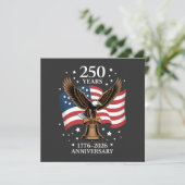 Adler und Flagge 250 Jahre Amerika 1776-2026 Programm (Stehend Vorderseite)